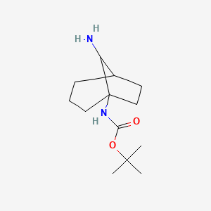 tert-butyl N-{8-aminobicyclo[3.2.1]octan-1-yl}carbamate