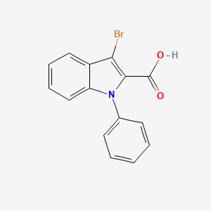 3-Bromo-1-phenyl-1H-indole-2-carboxylic acid