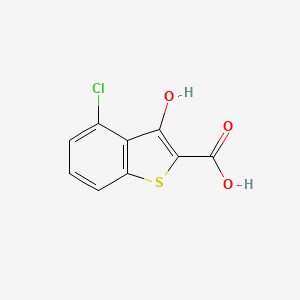 4-Chloro-3-hydroxybenzo[b]thiophene-2-carboxylic acid