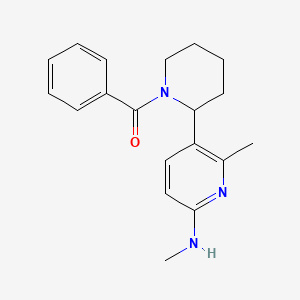 (2-(2-Methyl-6-(methylamino)pyridin-3-yl)piperidin-1-yl)(phenyl)methanone