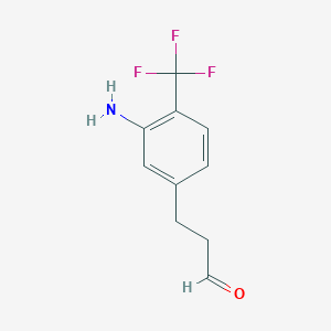 3-(3-Amino-4-(trifluoromethyl)phenyl)propanal