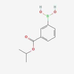 molecular formula C10H13BO4 B1301965 3-(异丙氧羰基)苯硼酸 CAS No. 342002-80-6