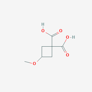 3-Methoxycyclobutane-1,1-dicarboxylic acid