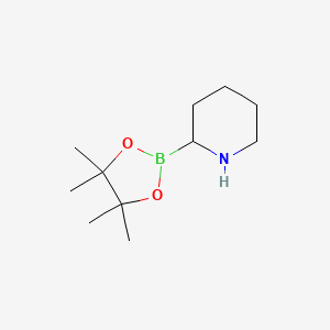 2-(4,4,5,5-Tetramethyl-1,3,2-dioxaborolan-2-yl)piperidine