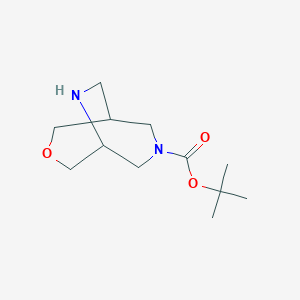 Tert-butyl 3-oxa-7,9-diazabicyclo[3.3.2]decane-7-carboxylate