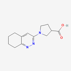 1-(5,6,7,8-Tetrahydrocinnolin-3-yl)pyrrolidine-3-carboxylic acid