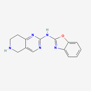 N-(5,6,7,8-Tetrahydropyrido[4,3-d]pyrimidin-2-yl)benzo[d]oxazol-2-amine