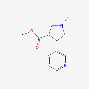 Methyl 1-methyl-4-(pyridin-3-yl)pyrrolidine-3-carboxylate