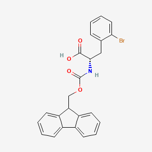 molecular formula C24H20BrNO4 B1301975 Fmoc-L-2-Bromophenylalanine CAS No. 220497-47-2