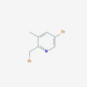 5-Bromo-2-(bromomethyl)-3-methylpyridine