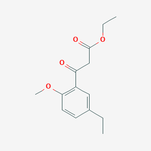 Ethyl 3-(5-ethyl-2-methoxyphenyl)-3-oxopropanoate