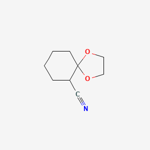 1,4-Dioxaspiro[4.5]decane-6-carbonitrile