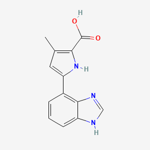 5-(1H-Benzo[d]imidazol-7-yl)-3-methyl-1H-pyrrole-2-carboxylicacid