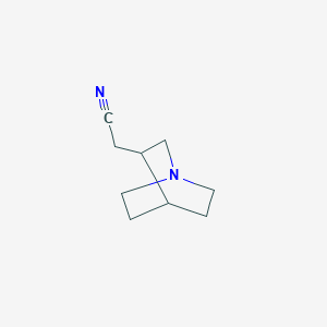 2-{1-Azabicyclo[2.2.2]octan-3-yl}acetonitrile