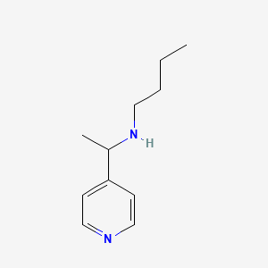 N-(1-(Pyridin-4-yl)ethyl)butan-1-amine