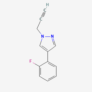 4-(2-Fluorophenyl)-1-(prop-2-yn-1-yl)-1H-pyrazole