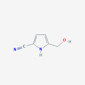 5-(Hydroxymethyl)-1H-pyrrole-2-carbonitrile