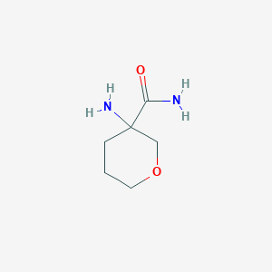 3-Aminotetrahydro-2H-pyran-3-carboxamide