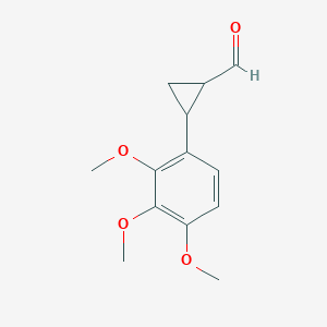 2-(2,3,4-Trimethoxyphenyl)cyclopropanecarbaldehyde