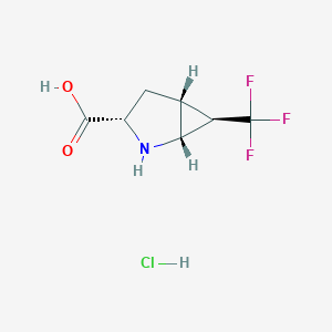 (1R,3S,5R,6R)-6-(trifluoromethyl)-2-azabicyclo[3.1.0]hexane-3-carboxylic acid hydrochloride