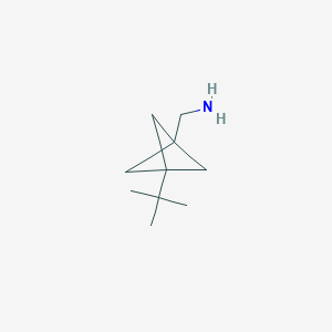 {3-Tert-butylbicyclo[1.1.1]pentan-1-yl}methanamine