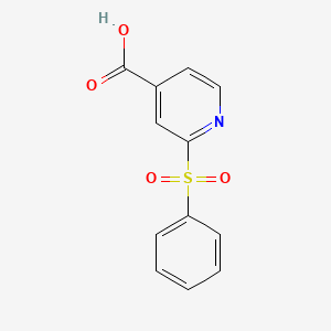 2-(Phenylsulfonyl)isonicotinic acid