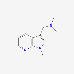 dimethyl({1-methyl-1H-pyrrolo[2,3-b]pyridin-3-yl}methyl)amine