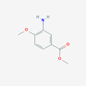 molecular formula C9H11NO3 B1302001 3-氨基-4-甲氧基苯甲酸甲酯 CAS No. 24812-90-6