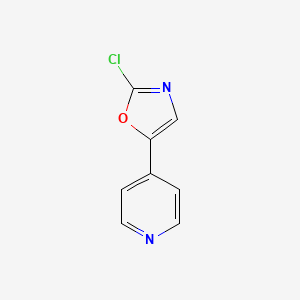 2-Chloro-5-(pyridin-4-yl)oxazole