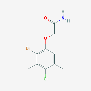 2-(2-Bromo-4-chloro-3,5-dimethylphenoxy)acetamide