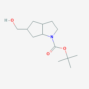 tert-Butyl 5-(hydroxymethyl)hexahydrocyclopenta[b]pyrrole-1(2H)-carboxylate