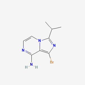 1-Bromo-3-(propan-2-yl)imidazo[1,5-a]pyrazin-8-amine