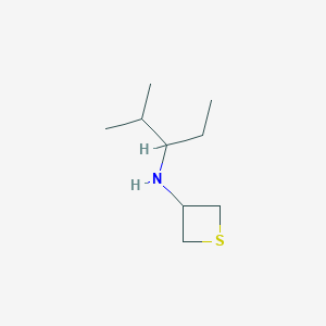 N-(2-Methylpentan-3-yl)thietan-3-amine