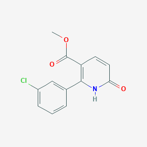 Methyl 2-(3-chlorophenyl)-6-oxo-1,6-dihydropyridine-3-carboxylate