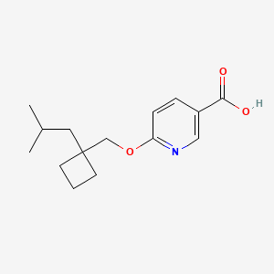 6-((1-Isobutylcyclobutyl)methoxy)nicotinic acid