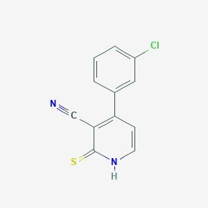 4-(3-Chlorophenyl)-2-thioxo-1,2-dihydropyridine-3-carbonitrile