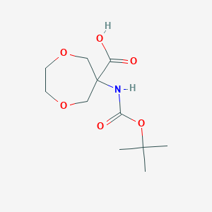 6-((tert-Butoxycarbonyl)amino)-1,4-dioxepane-6-carboxylic acid