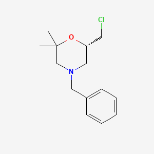 (S)-4-Benzyl-6-(chloromethyl)-2,2-dimethylmorpholine