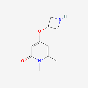 4-(azetidin-3-yloxy)-1,6-dimethylpyridin-2(1H)-one