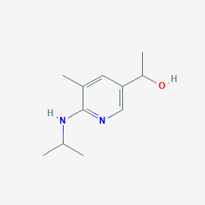 1-(6-(Isopropylamino)-5-methylpyridin-3-yl)ethanol