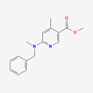 Methyl 6-(benzyl(methyl)amino)-4-methylnicotinate