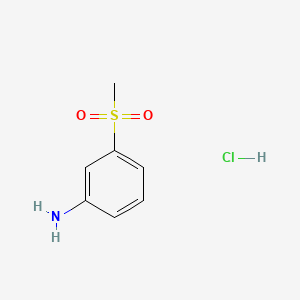 molecular formula C7H10ClNO2S B1302018 3-(甲磺酰基)苯胺盐酸盐 CAS No. 80213-28-1