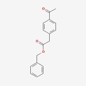 Benzyl 2-(4-acetylphenyl)acetate