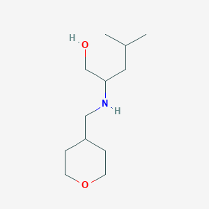 4-Methyl-2-(((tetrahydro-2H-pyran-4-yl)methyl)amino)pentan-1-ol