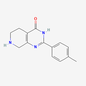 2-(p-Tolyl)-5,6,7,8-tetrahydropyrido[3,4-d]pyrimidin-4(3H)-one