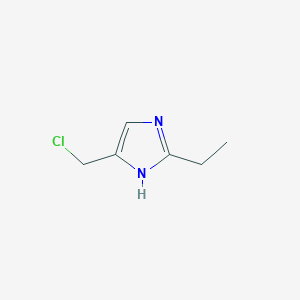 5-(chloromethyl)-2-ethyl-1H-imidazole