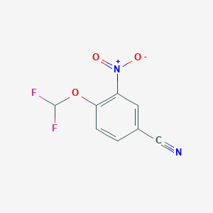 4-(Difluoromethoxy)-3-nitrobenzonitrile