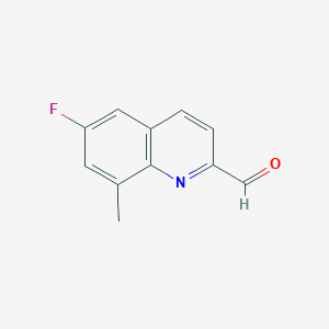 6-Fluoro-8-methylquinoline-2-carbaldehyde