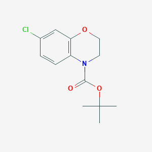 tert-Butyl7-chloro-2H-benzo[b][1,4]oxazine-4(3H)-carboxylate