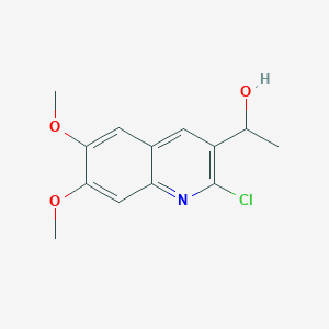 1-(2-Chloro-6,7-dimethoxyquinolin-3-yl)ethanol